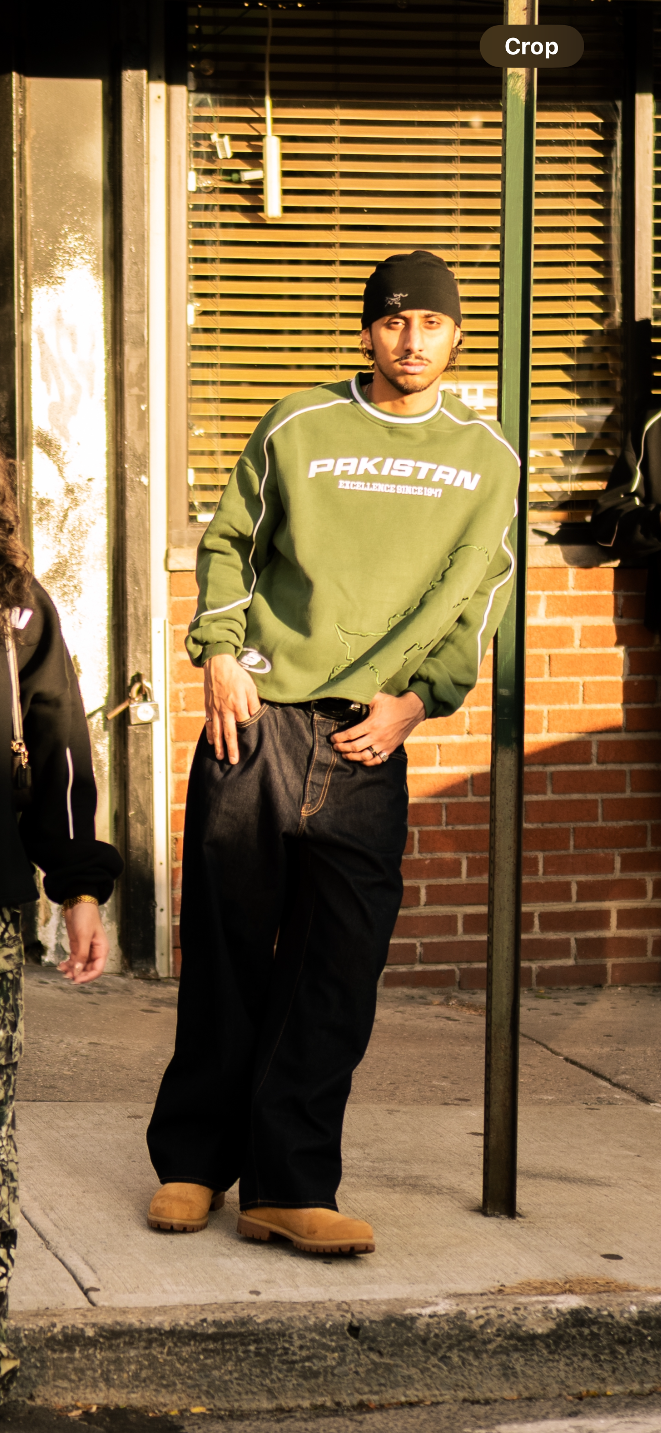 FOREST GREEN PAKISTAN CREWNECK