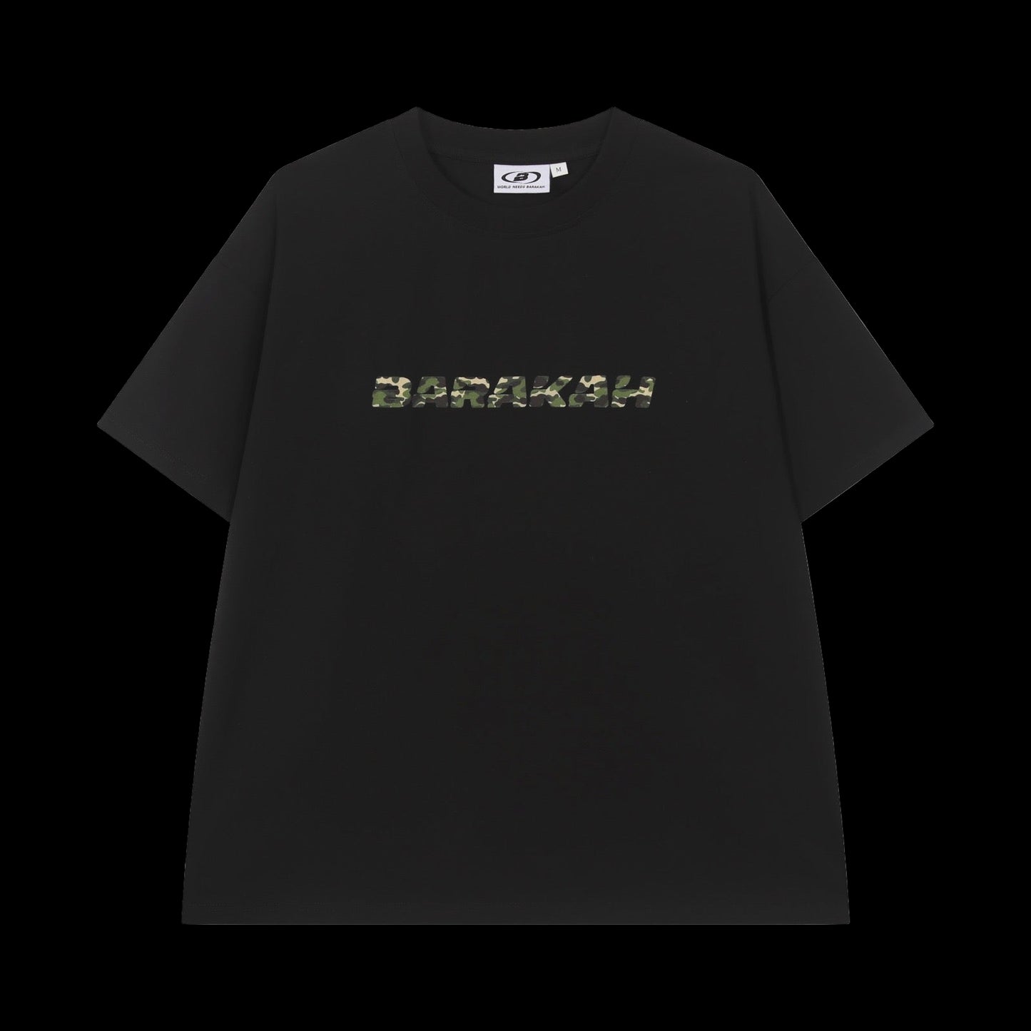 BLACK ARMY GREEN T-SHIRT