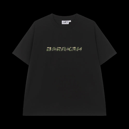 BLACK ARMY GREEN T-SHIRT