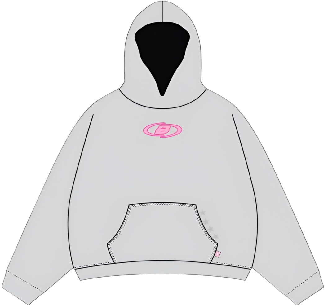 PINK SMOKE HOODIE