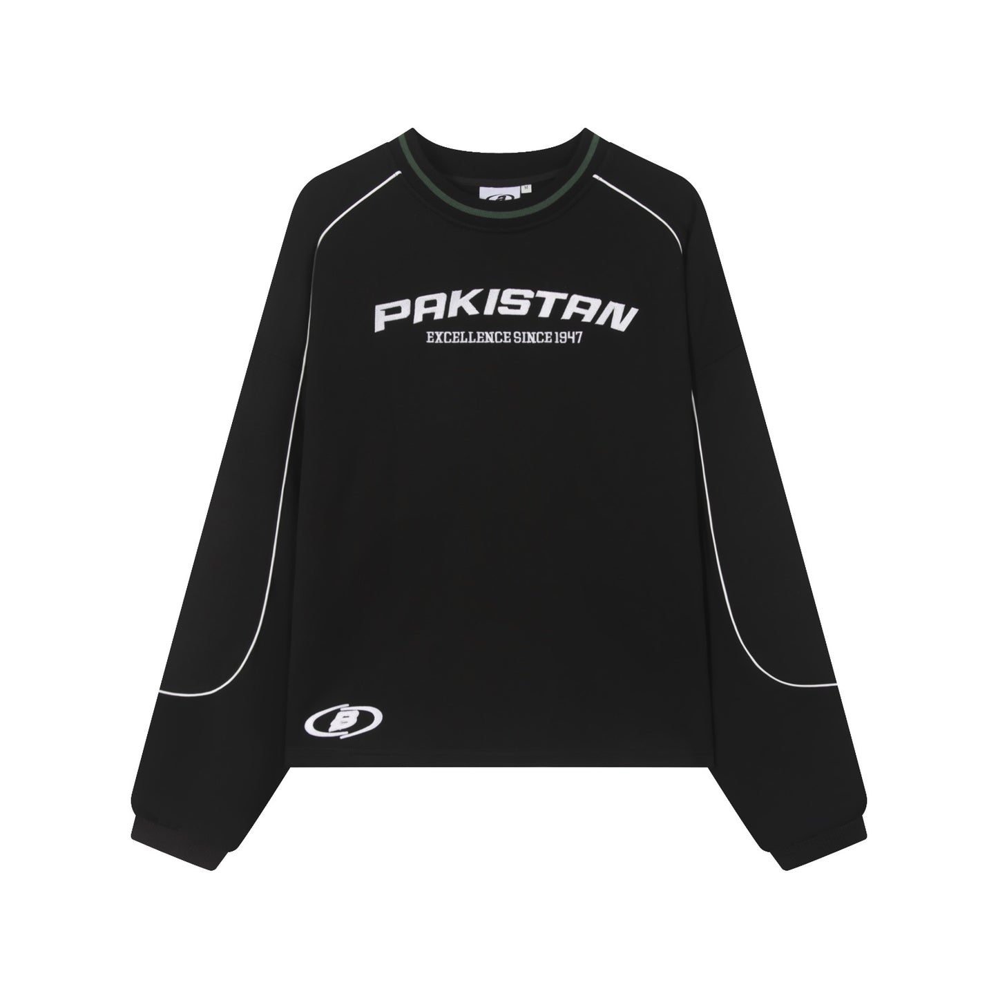 MIDNIGHT BLACK PAKISTAN CREWNECK