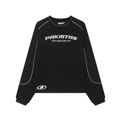 MIDNIGHT BLACK PAKISTAN CREWNECK