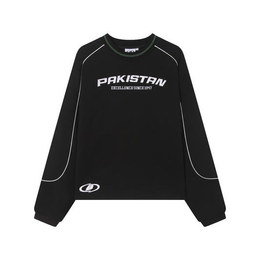 MIDNIGHT BLACK PAKISTAN CREWNECK