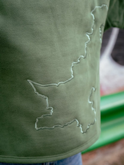 FOREST GREEN PAKISTAN CREWNECK