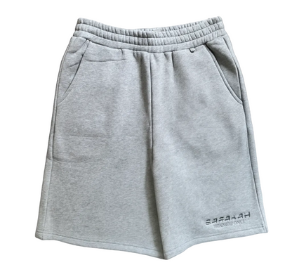 GRAY BASIC SHORTS