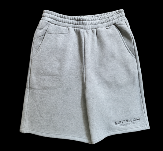 GRAY BASIC SHORTS