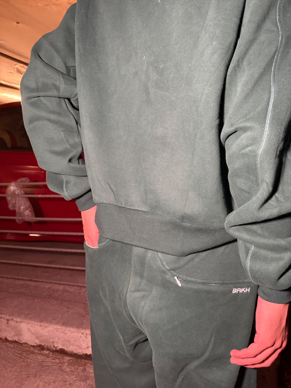 PINE GREEN SWEATPANTS